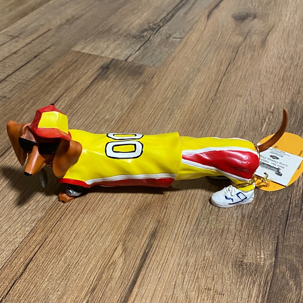 Westland Giftware Hot Diggity Long Dawgy Dog Figurine 16533 NWT (damaged‎ tail)